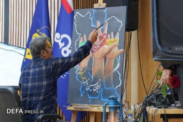 برگزاری شب شعر فانوس خونین توسط بسیج نفت و گاز گچساران