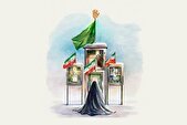 مادر شهیدان جمال و جواد دوربین آسمانی شد