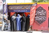 خدمات رسانی شرکت توسعه فضاهای فرهنگی به زوار اروپایی راهپیمایی اربعین در مرز بازرگان