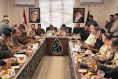 دیدار سردار رادان با فرماندهان ارشد مرزبانی عراق