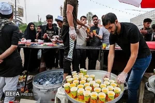 خدمت‌رسانی موکب عاشقان امام‌رضا (ع) نیشابور به زوار اربعین