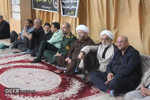حضور مسئولان شهرستان اشتهارد در مراسم بزرگداشت پدر شهید والامقام محمد ملاحسنی