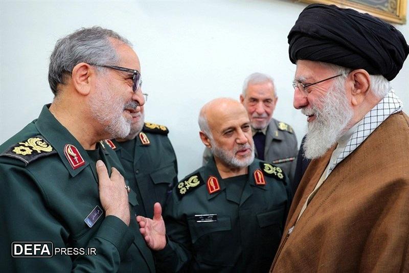 گفت‌وگوی شهید شادمانی با فرمانده معظم کل قوا بعد از دریافت درجه سرلشکری