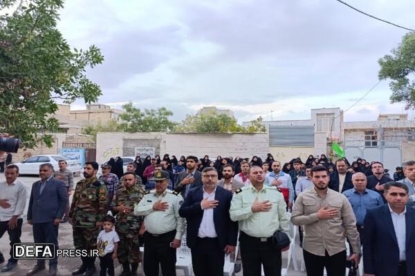 یادواره «شهید آبروی محله» شهید مدافع حرم شهرستان شیروان برگزار شد