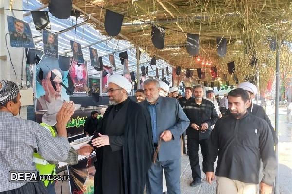 مسئول نمایندگی ولی‌فقیه در سپاه کردستان از مواکب مرز مریوان بازدید کرد