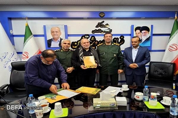 مسئول دفتر حفظ آثار و نشر ارزش‌های دفاع مقدس و مقاومت شهرستان تنکابن معارفه شد