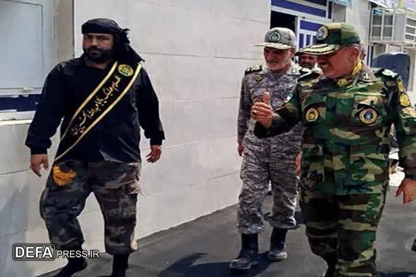 بازدید معاون اجرایی فرماندهی آجا از مواکب مرز چذابه