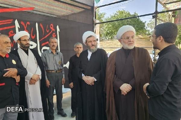 نماینده ولی‌فقیه در کردستان از مواکب برپا شده در شهرستان بیجار بازدید کرد