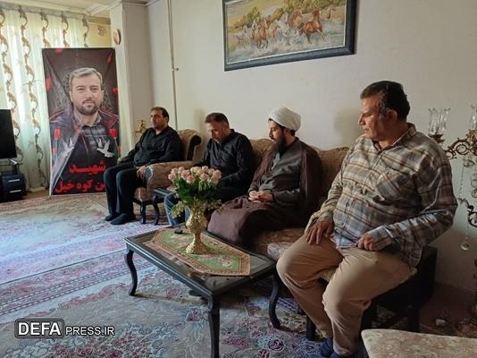 دیدار امام‌جمعه کرج با خانواده شهدای حملات رژیم صهیونیستی
