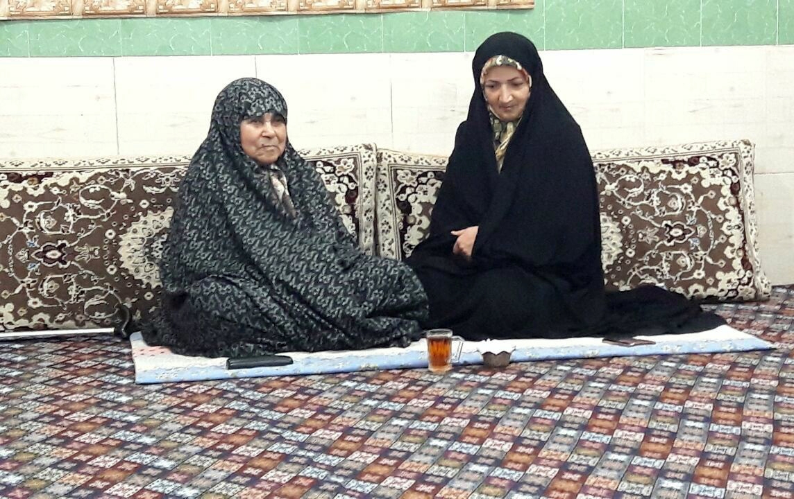 مادر شهیدان «خاکزادان» به فرزندان شهیدش پیوست