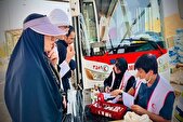 خدمت‌رسانی بی‌وقفه هلال‌احمر کرمانشاه به زائران اربعین در مرز خسروی