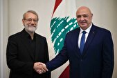 دیدار لاریجانی با رئیس‌جمهور لبنان