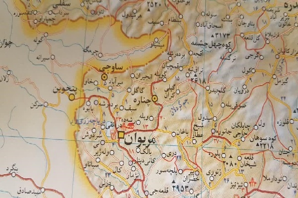زمین‌لرزه‌ای به بزرگی ۳.۷ ریشتر چناره مریوان در کردستان را لرزاند