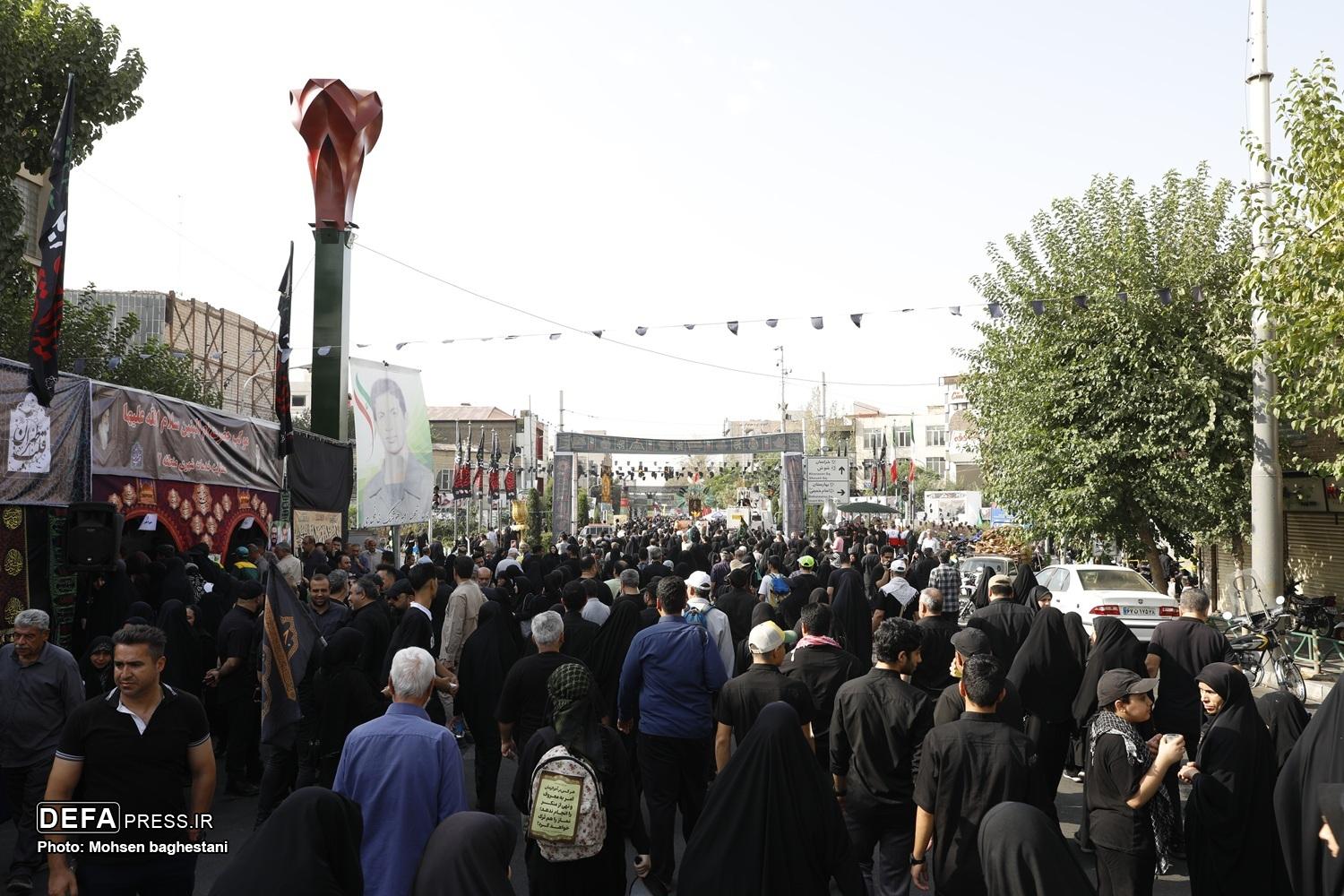 برگزاری مراسم پیاده‌روی جاماندگان اربعین حسینی (ع) در تهران