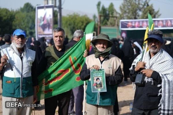 پیاده‌روی «دلدادگان اربعین حسینی» در خرم‌آباد برگزار شد