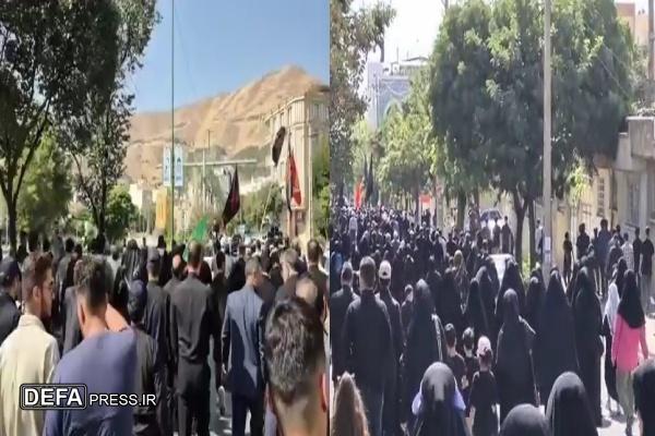 مراسم پیاده‌روی جاماندگان اربعین حسینی (ع) در سنندج برگزار شد