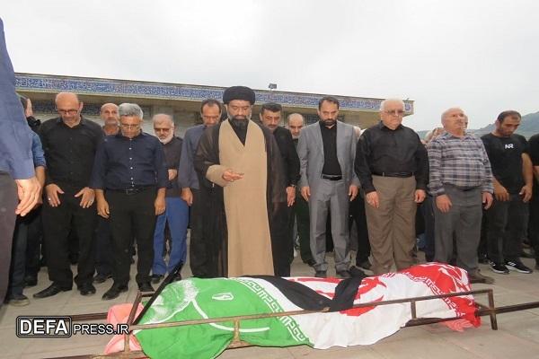 تشییع پیکر مطهر پدر شهید «ناظری سوادرودباری» در زیراب+ تصاویر