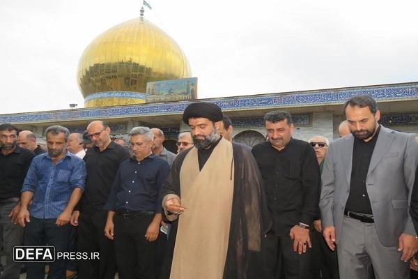 تشییع پیکر مطهر پدر شهید «ناظری سوادرودباری» در زیراب+ تصاویر