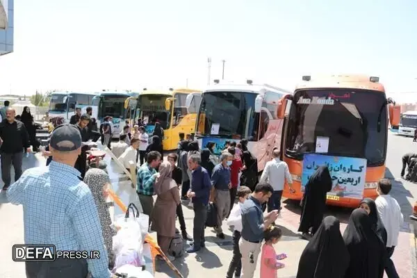 ورود پرحجم زائران حسینی از مرز مهران