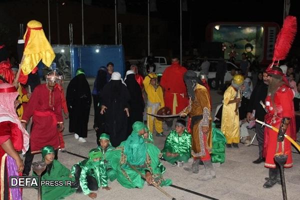 آیین سنتی تعزیه خوانی در گرمسار برگزار شد+ فیلم