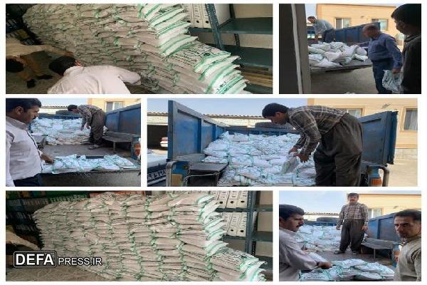 یک تُن برنج از سوی خَیّر شمالی به ایتام و نیازمندان دیواندره اهدا شد