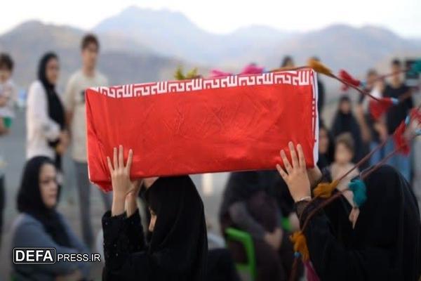نمایش خیابانی و تعزیه‌خوانی شام اربعین در یادمان شهدای گمنام قزوین اجرا شد