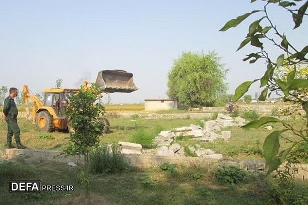 آزادسازی اراضی کشاورزی ۱۵۰ میلیاردی در نور