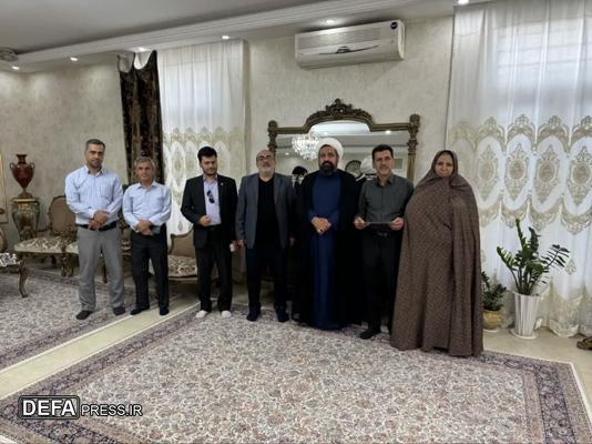 دیدار امام جمعه و فرماندار چهارباغ با آزادگان شهرستان به مناسبت سالروز بازگشت آزادگان سرافراز