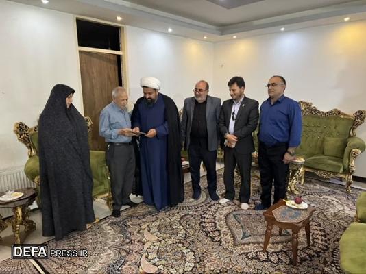 دیدار امام جمعه و فرماندار چهارباغ با آزادگان شهرستان به مناسبت سالروز بازگشت آزادگان سرافراز