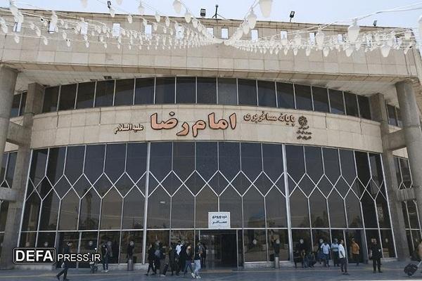 افزایش ۴ برابری ورود زائران به مشهد از طریق پایانه امام رضا (ع) در دهه پایانی ماه صفر