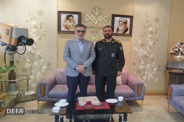 دیدار مدیرکل حفظ آثار کرمان با مدیرکل صدا و سیمای استان