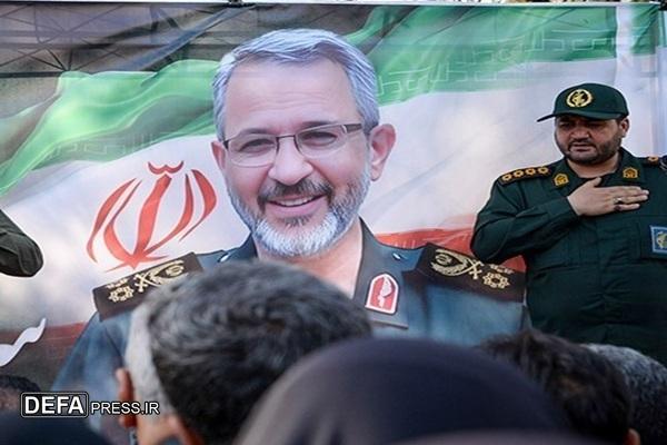 برگزاری پاسداشت چهلمین روز شهادت سردار «غیب‌پرور» در شیراز