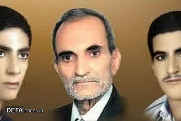 پدر شهیدان ذاکری‌نژاد، پس از سال‌ها انتظار، به فرزندان شهیدش پیوست
