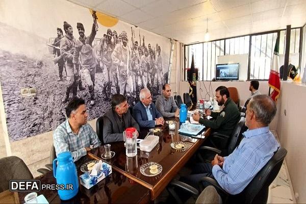 دیدار مدیر کل حفظ آثار دفاع مقدس و مقاومت کرمان با  اساتید دانشگاه‌های استان