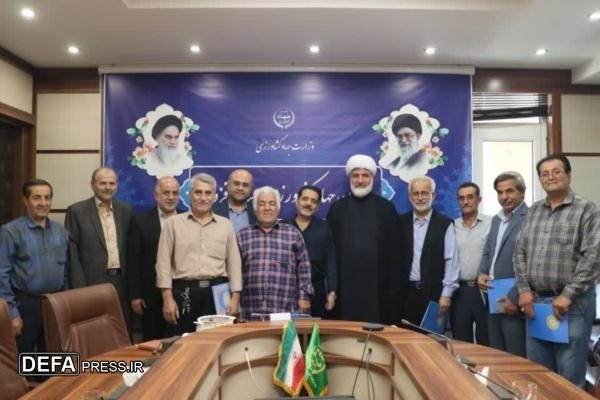 تجلیل از آزادگان سرافراز جهاد کشاورزی قزوین به مناسبت سالروز بازگشت آزادگان به میهن