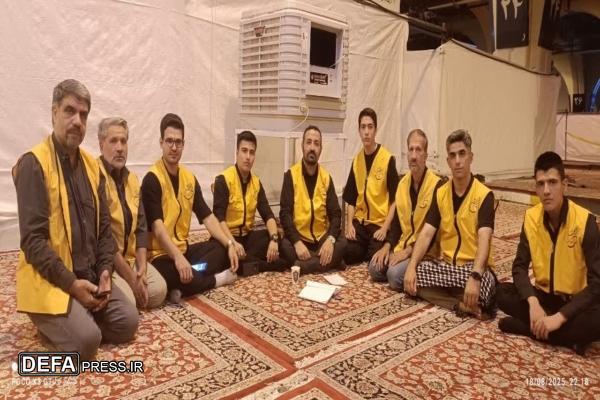 خدمت‌رسانی بسیجیان پایگاه مقاومت ارتش قزوین به زائران امام رضا(ع) در دهه آخر صفر