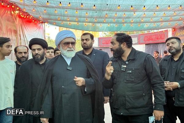 بازدید تولیت آستان قدس رضوی از مواکب بنیاد کرامت رضوی