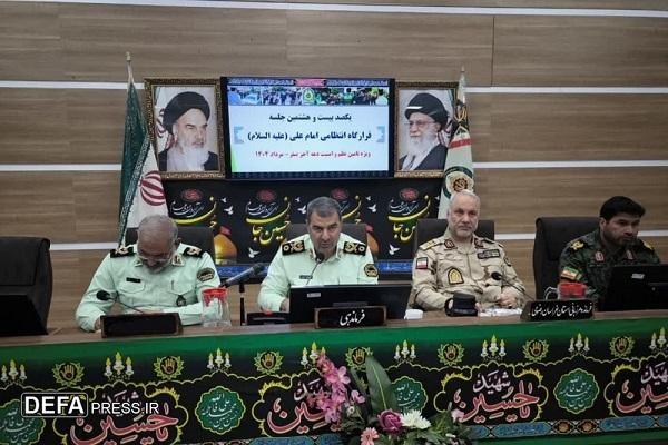 آمادگی و هوشیاری در کنار اشراف اطلاعاتی، ارکان مأموریت پلیس رضوی در دهه آخر صفر