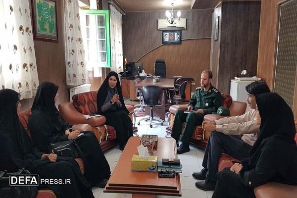 نشست سرپرست کانون پرورش فکری کرمانشاه با مدیران اداره کل حفظ آثار دفاع مقدس