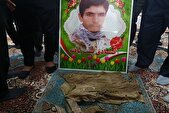 پیکر مطهر یک شهید دفاع مقدس در زادگاهش آرام گرفت