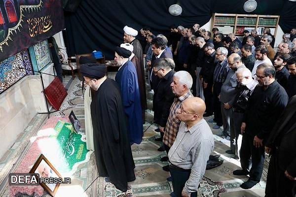 پیکر مرحوم توکلی به خاک سپرده شد