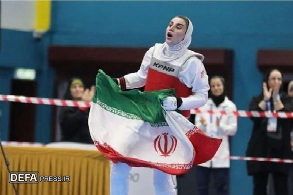 نسیبه شهبازی بانوی کردستانی در ترکیب نهایی تیم ملی تکواندو جای گرفت