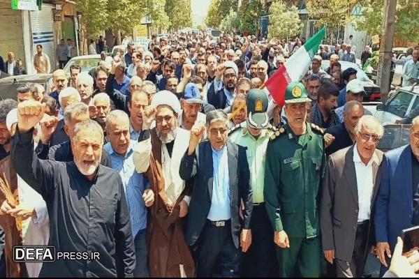 راهپیمایی «جمعه خشم و نصر» در لرستان برگزار شد + عکس