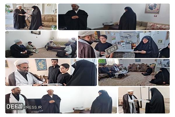 دیدار نماینده دفتر عقیدتی‌-سیاسی با خانواده شهدای البرز