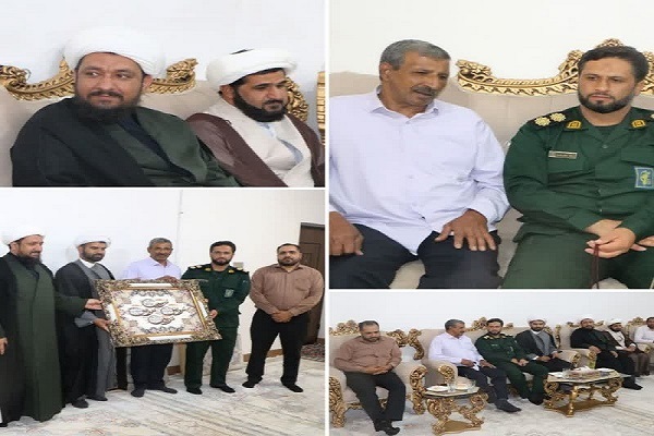 دیدار فرمانده سپاه فهرج و نماینده ولی‌فقیه با آزاده سرافراز دفاع مقدس برگزار شد