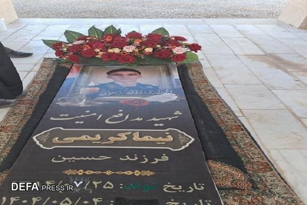 دیدار معاونان حفظ آثار استان یزد با خانواده شهید مدافع امنیت+ تصاویر