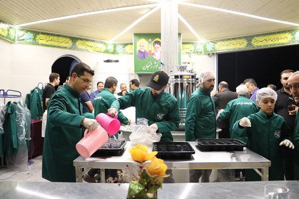 چایخانه خیریه کوثر مهر در آرامستان رفسنجان آغاز به‌کار کرد+تصاویر