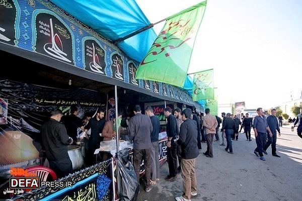 خدمت برای زائران به نام شهدای روحانی حوزه خراسان