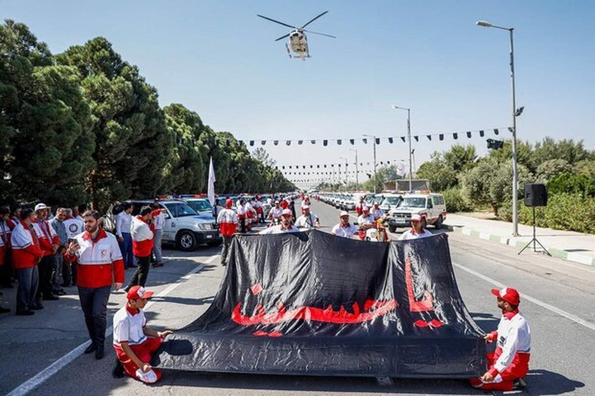 اعزام ۸ هزار نیروی هلال احمر برای خدمت‌رسانی به زائران اربعین + فیلم