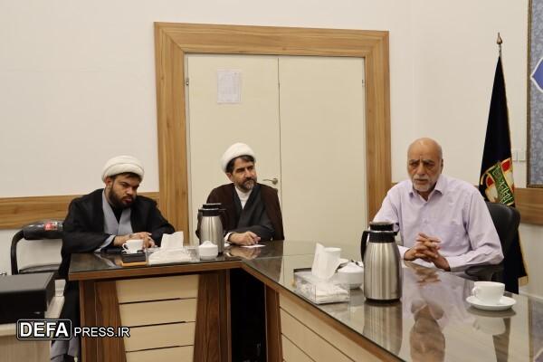 نشست مشترک معاون تعلیم و تربیت بسیج سپاه امام رضا (ع) با مدیرکل حفظ آثار و نشر ارزش‌های دفاع مقدس و مقاومت خراسان رضوی+ تصاویر